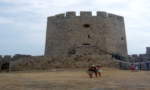 Zdjcie GRECJA / Macedonia rodkowa / Platamonas / Zdjcie Jednej z wie zamku w Platamonas
