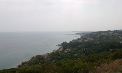 Zdjcie GRECJA / Macedonia rodkowa / Platamonas / Widok z Zamku w Platamonas