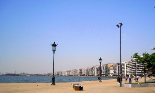 Zdjecie GRECJA / Macedonia / Saloniki / nadbrzena promenada
