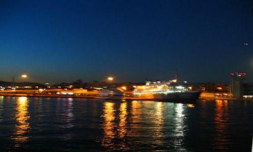 Zdjęcie GRECJA /  Morze Egejskie /  Pireus / Pireus z morza