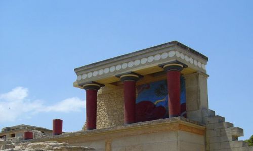 Zdjcie GRECJA / Kreta / Knosos / ruiny paacu w Knosos