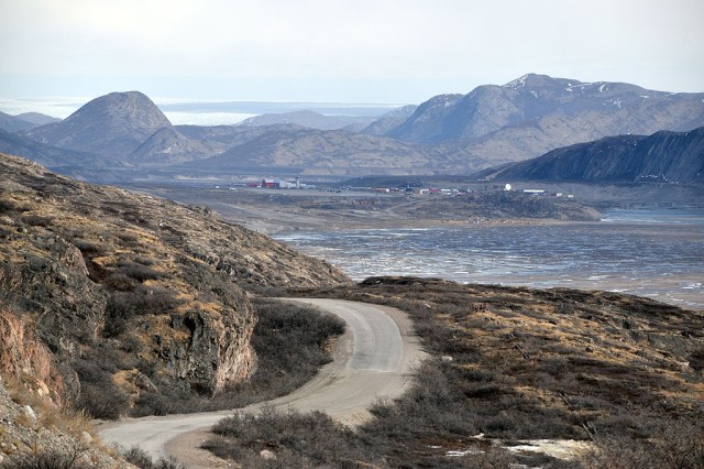 Zdj cia: Kangerlussuaq, Kangerlussuaq, Kangerlussuaq z oddali, GRENLANDIA