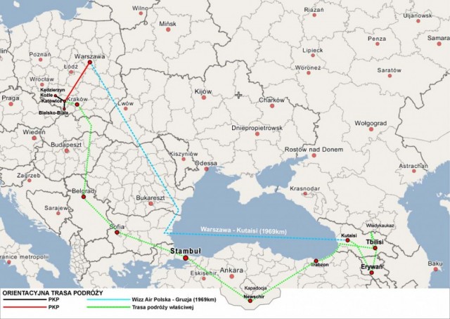 Zdj cia: Kutaisi, cao, Trasa podry , GRUZJA