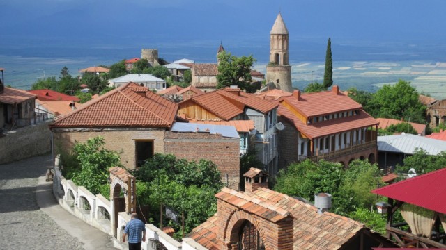 Zdj cia: widok ze wzgrza, Kachetia, Signali, GRUZJA