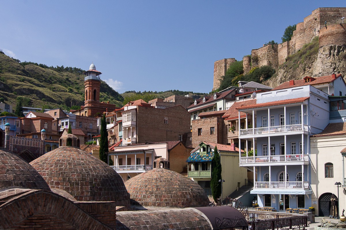 Zdjęcia: Tbilisi, Tbilisi, dzielnica Abanotubani, GRUZJA Zdjęcia: Tbilisi, Tbilisi, dzielnica Abanotubani, GRUZJA