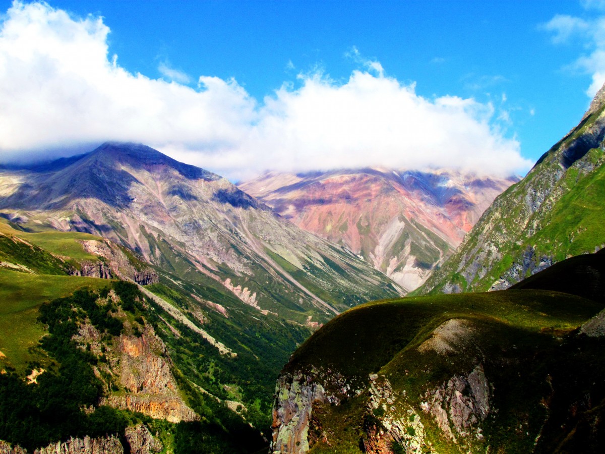 Zdjęcia: Okolice przełęczy Dżwarii, Kaukaz, Górski widoczek, GRUZJA Zdjęcia: Okolice przełęczy Dżwarii, Kaukaz, Górski widoczek, GRUZJA