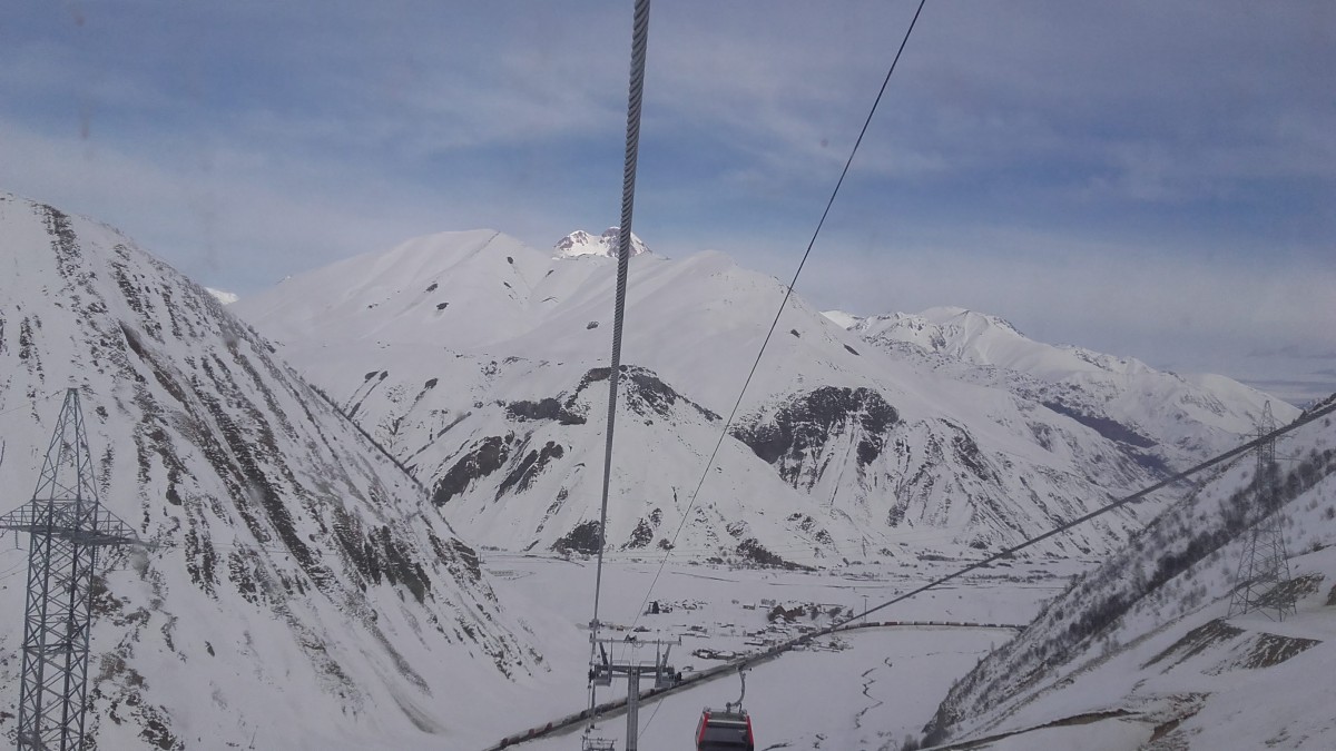 Zdjęcia: Gudauri, Północ Kraju, KAZBEGI zdjęcie z kolejki , GRUZJA Zdjęcia: Gudauri, Północ Kraju, KAZBEGI zdjęcie z kolejki , GRUZJA