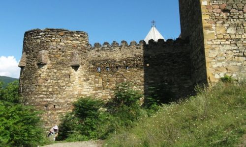 Zdjecie GRUZJA / Gruziska Droga Wojenna / We wntrzu fortecy / Forteca Ananuri