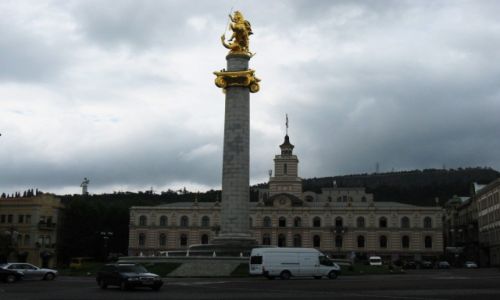 Zdjęcie GRUZJA / Stolica / Al. Rustavelego / Ulice Tbilisi