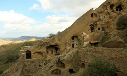 Zdjecie GRUZJA / Kachetia / DAWID GAREDA / Kompleks Monastyrw