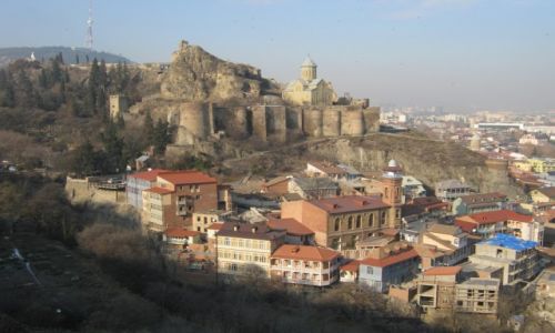 Zdjcie GRUZJA / Dolna Kartlia / Tbilisi / Twierdza Narikala 