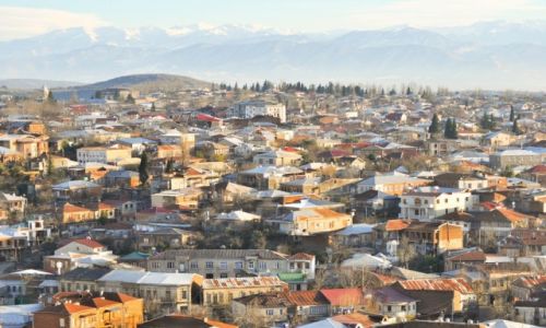 Zdjecie GRUZJA / Kutaisi / Kutaisi / Miejska architektura Gruzinw 