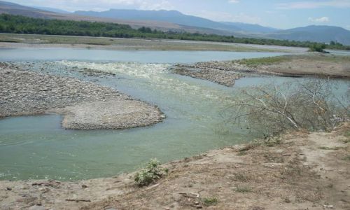 Zdjęcie GRUZJA / brak / Uplicyche / Widok na Kurę