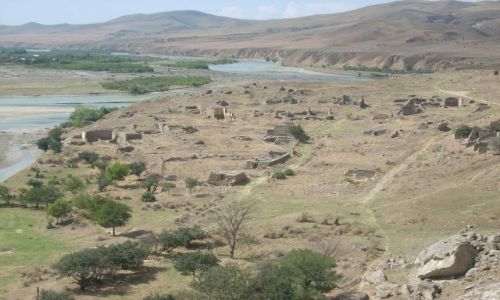 Zdjęcie GRUZJA / brak / Uplicyche / Wykopaliska nad Kurą