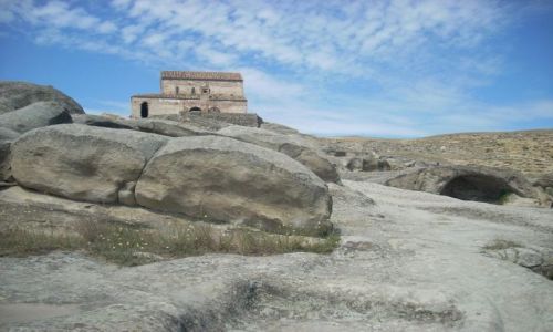 Zdjęcie GRUZJA / brak / Uplicyche / Cerkiew na skale