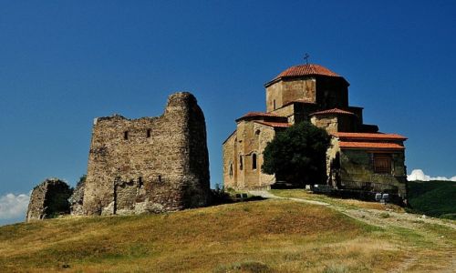 Zdjecie GRUZJA / wschodnia Gruzja / niedaleko miasta Mccheta / Klasztor Jvari