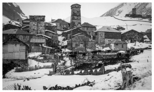 Zdjcie GRUZJA / Swanetia / Ushguli / Ushguli panorama oglna