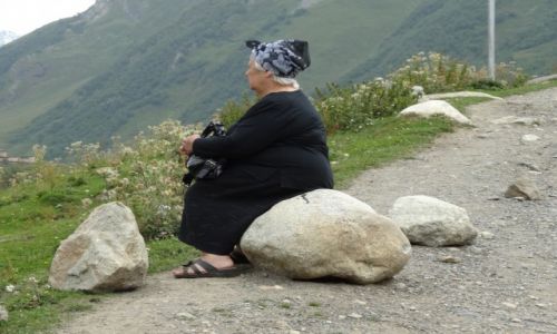 Zdjecie GRUZJA / Grna Swanetia / Ushguli / odpoczynek
