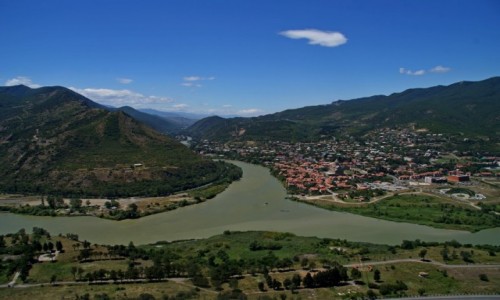 Zdjcie GRUZJA / Mccheta-Mtianeti / Mccheta / panorama 