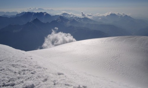 Zdjcie GRUZJA / Kaukaz / Kazbek / 5033 m n.p.m.