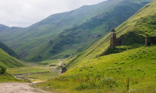 Zdj�cie GRUZJA / Chewsuteria / / / W dolinie