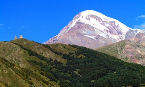 Zdjęcie GRUZJA / Kaukaz / Stepancminda / Kazbek