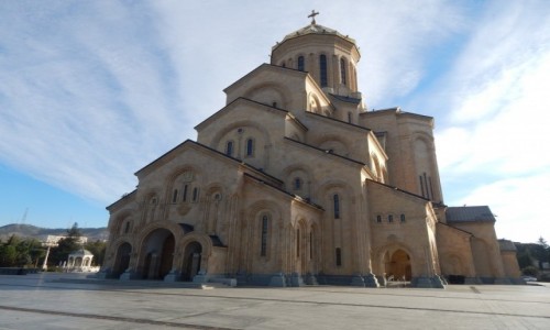 Zdjecie GRUZJA / . / . / Tbilisi - Sobor Trojcy Swietej