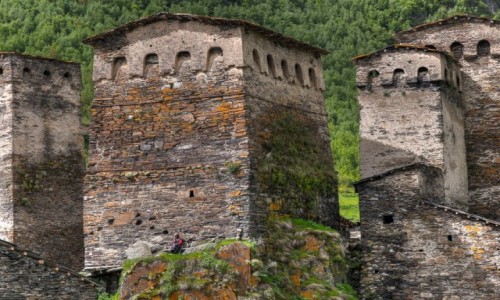 Zdjecie GRUZJA / Svanetia / Lamaria / domostwa