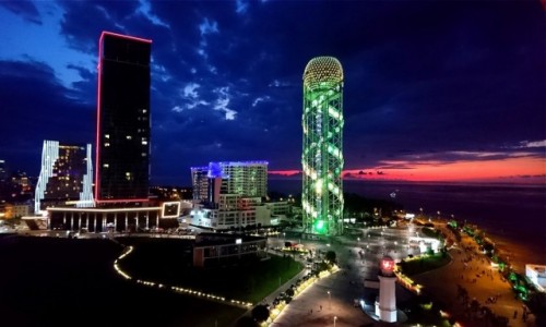 Zdjcie GRUZJA / Adaria / Batumi / Batumi noc