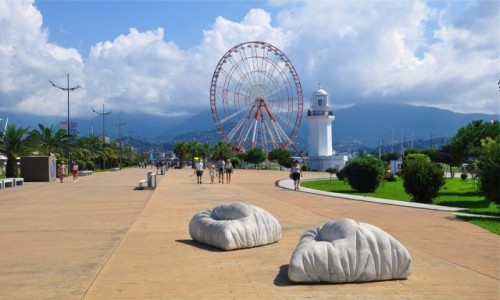 Zdjcie GRUZJA / Adaria / Batumi / Bulwary w Batumi