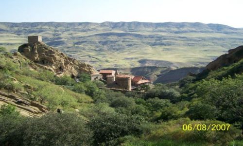 Zdjecie GRUZJA / brak / Dawid Gereda / Widok z tarasu widokowego na klasztor Dawid Gereda