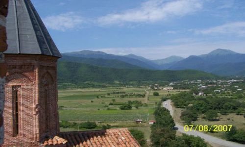 Zdjęcie GRUZJA / brak / Gremi - okolice Telawi / Widok na okolice z twierdzy Gremi