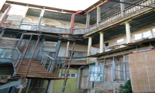 Zdjecie GRUZJA / brak / Tbilisi / Dom przy jednej z ulic w Tbilisi