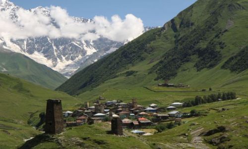 Zdjcie GRUZJA / Megrelia/Grna Svanetia / Ushguli / baszty Svanetii