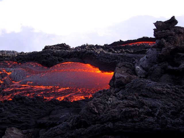 Zdjęcia: Pocaya Volcano, Pocaya, rzeka lawy, GWATEMALA Zdjęcia: Pocaya Volcano, Pocaya, rzeka lawy, GWATEMALA