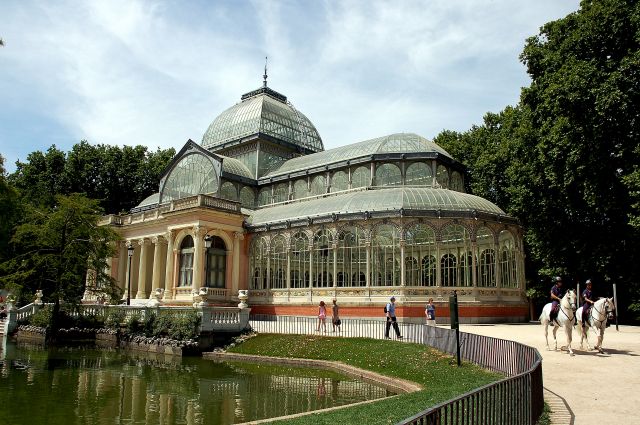 Zdjęcia: Parque del Retiro., Madryt, Palacio de Cristal., HISZPANIA Zdjęcia: Parque del Retiro., Madryt, Palacio de Cristal., HISZPANIA