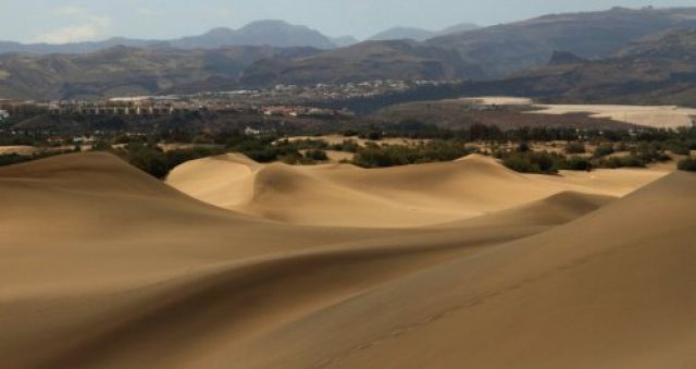 Zdjęcia: Maspalomas, Gran Canaria, Morze piasku, HISZPANIA Zdjęcia: Maspalomas, Gran Canaria, Morze piasku, HISZPANIA