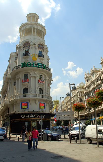 Zdjęcia: Madryt, Kastylia, Gran Via., HISZPANIA Zdjęcia: Madryt, Kastylia, Gran Via., HISZPANIA