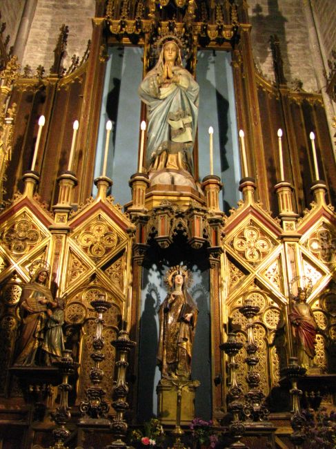 Zdjęcia: Barcelona, Katalonia, Santa Maria del Pi, HISZPANIA Zdjęcia: Barcelona, Katalonia, Santa Maria del Pi, HISZPANIA