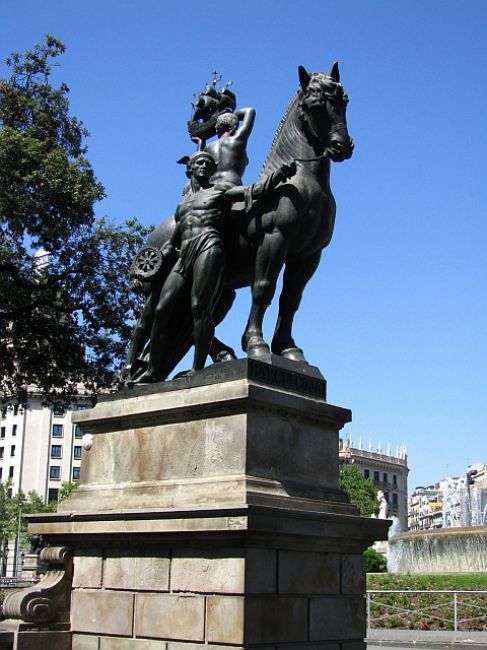 Zdjęcia: Barcelona, Katalonia, Plac Kataloński , HISZPANIA Zdjęcia: Barcelona, Katalonia, Plac Kataloński , HISZPANIA