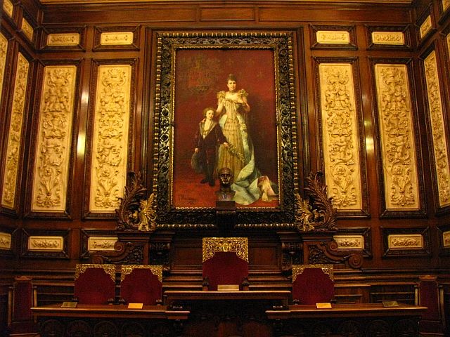 Zdjęcia: Barcelona, Katalonia, wnętrze ratusza w Barcelonie, HISZPANIA Zdjęcia: Barcelona, Katalonia, wnętrze ratusza w Barcelonie, HISZPANIA