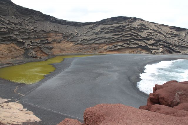 Zdjęcia: Charco Verde, Lanzarote, Zielone Jeziorko, HISZPANIA Zdjęcia: Charco Verde, Lanzarote, Zielone Jeziorko, HISZPANIA