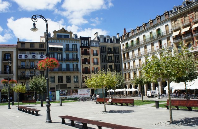 Zdj cia: Pampeluna, Navarra, La Plaza del Castillo, HISZPANIA