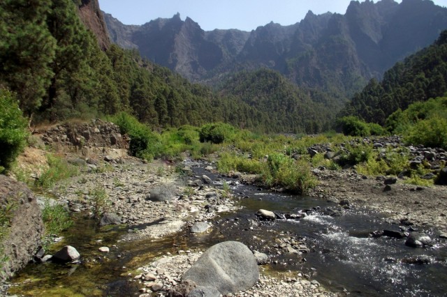 Zdj cia: La Palma, Park Narodowy Caldera de Taburiente, Wyspy Kanaryjskie, Playa Taburiente , HISZPANIA