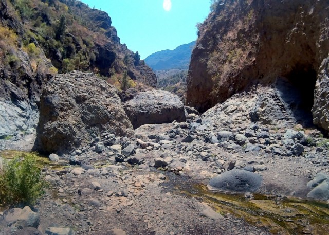 Zdj cia: La Palma, Wyspy Kanaryjskie, Barranco de Las Angustias , HISZPANIA