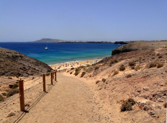 Zdj cia: Lanzarote, Wyspy Kanaryjskie, Plaa Papagayo (1), HISZPANIA