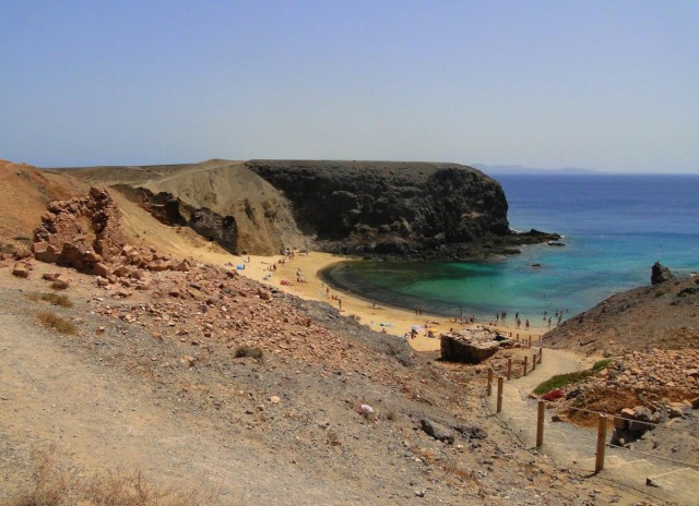 Zdj cia: Lanzarote, Wyspy Kanaryjskie, Plaa Papagayo (2), HISZPANIA