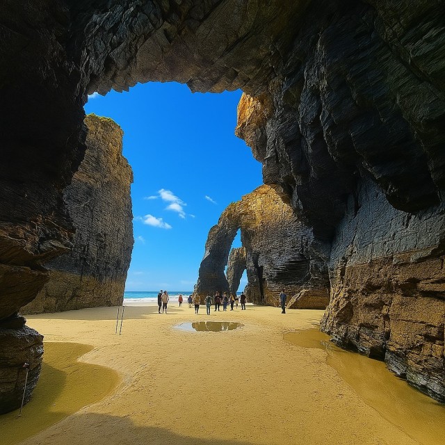 Zdj cia: Plaża Kadedr, Galicja, As Catedrais, HISZPANIA Zdj cia: Plaża Kadedr, Galicja, As Catedrais, HISZPANIA