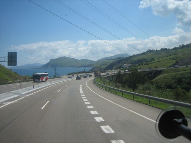 Zdjęcia: Autovia Cantabrico, Cantabria, Widok na Atlantyk, HISZPANIA Zdjęcia: Autovia Cantabrico, Cantabria, Widok na Atlantyk, HISZPANIA