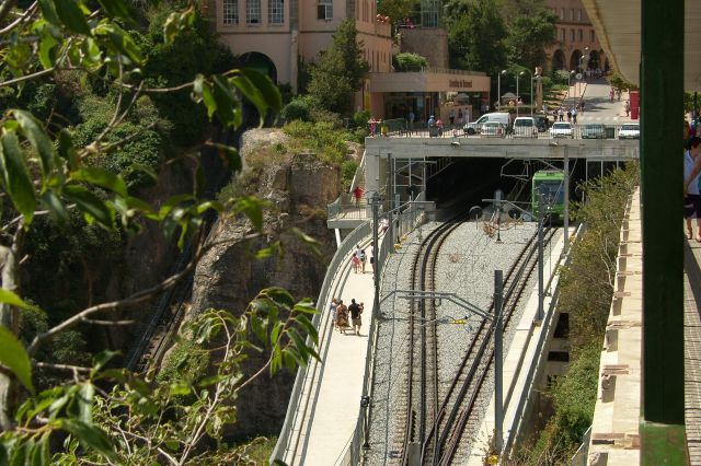 Zdjęcia: Montserrat, Katalonia, Kolejka na Montserrat, HISZPANIA Zdjęcia: Montserrat, Katalonia, Kolejka na Montserrat, HISZPANIA